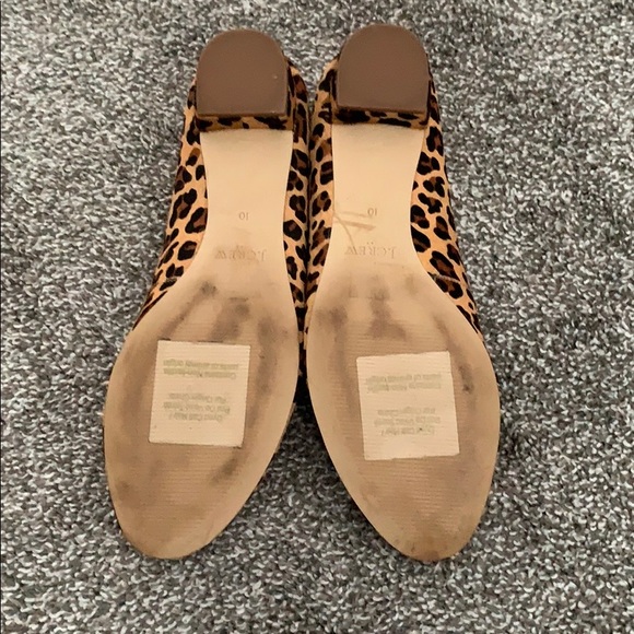 Barely Used J. Crew Lily Calf Hair Heels Size 10 - Picture 2 of 9